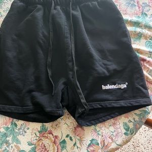 balenciaga paris shorts